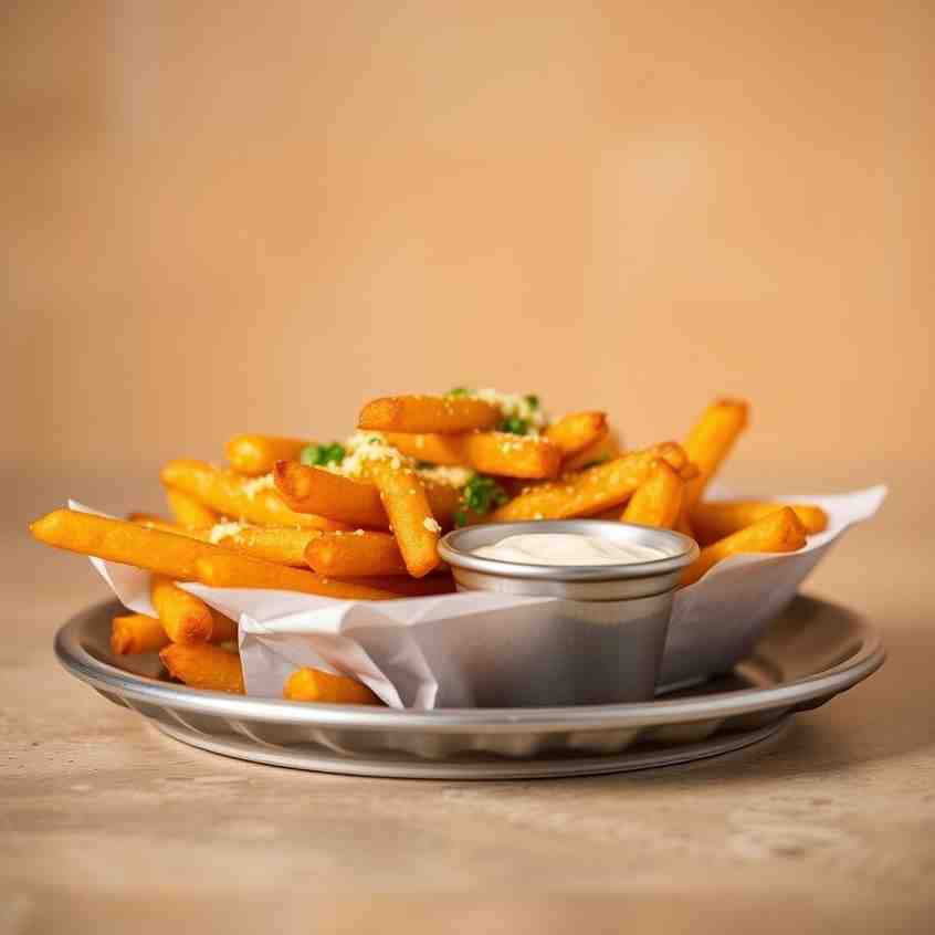 Crispy Salchipapas - Cheese French Fries Recipe